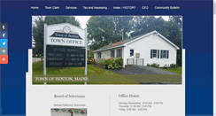 Desktop Screenshot of bentonmaine.info